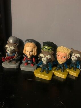McDonald’s Marvel Avengers Infinity War & Endgame Happy Meal Lot Of 8 Figures